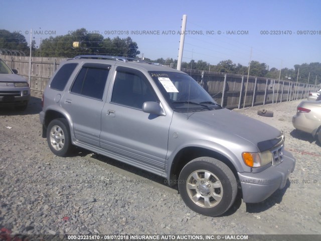 KNDJB723015064560 - 2001 KIA SPORTAGE GRAY photo 1