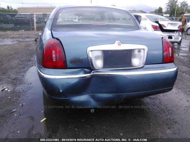 1LNHM81W32Y615800 - 2002 LINCOLN TOWN CAR EXECUTIVE Бирюзовый фото 6