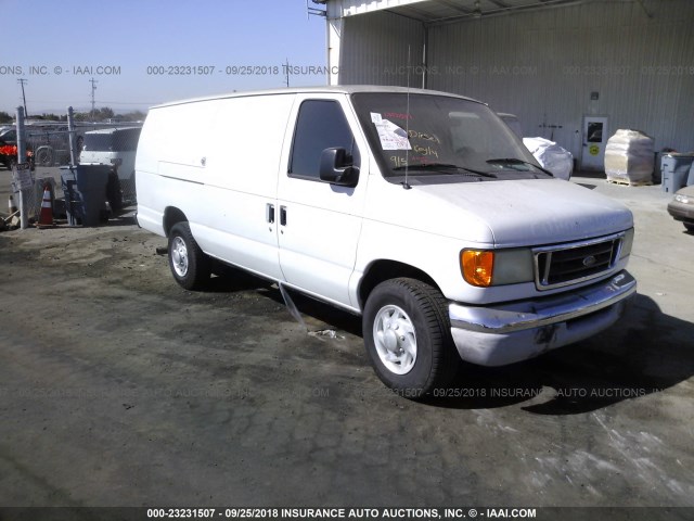 1FTSS34F03HB93341 - 2003 FORD ECONOLINE E350 SUPER DUTY VAN WHITE photo 1