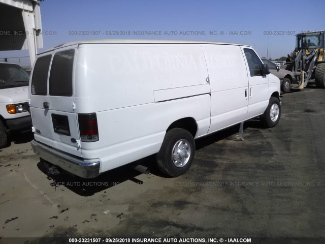 1FTSS34F03HB93341 - 2003 FORD ECONOLINE E350 SUPER DUTY VAN WHITE photo 4