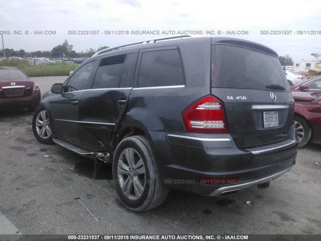 4JGBF7BE9AA547848 - 2010 MERCEDES-BENZ GL 450 4MATIC GRAY photo 3