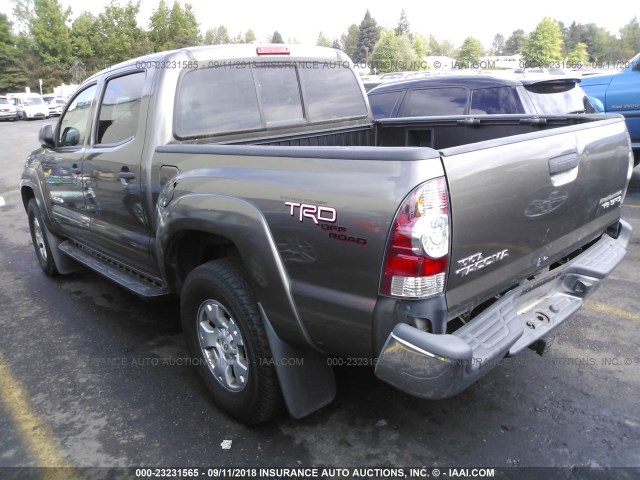3TMJU62N49M086833 - 2009 TOYOTA TACOMA DOUBLE CAB PRERUNNER GOLD photo 3
