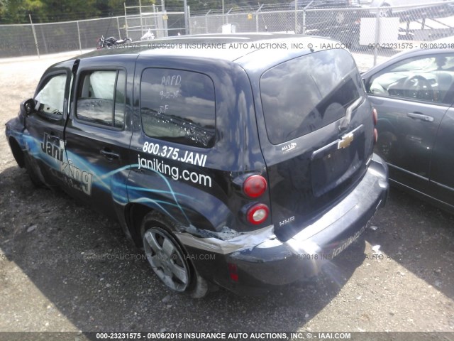 3GNBAAFW0BS609521 - 2011 CHEVROLET HHR LS შავი ფოტო 3