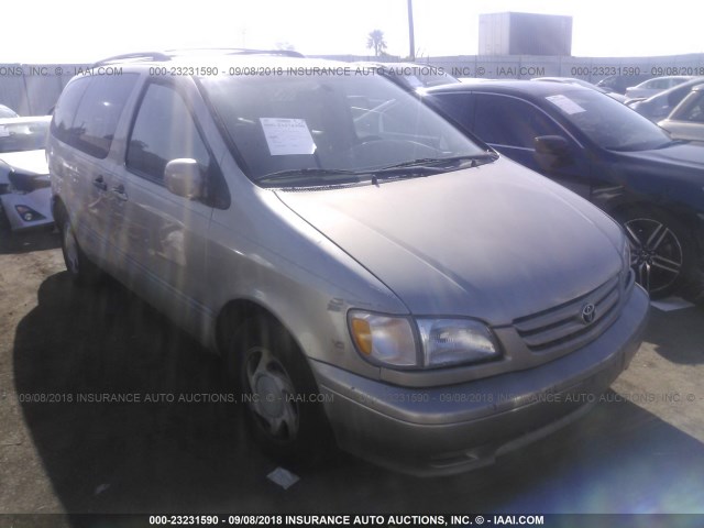 4T3ZF13C71U388519 - 2001 TOYOTA SIENNA LE/XLE BEIGE photo 1