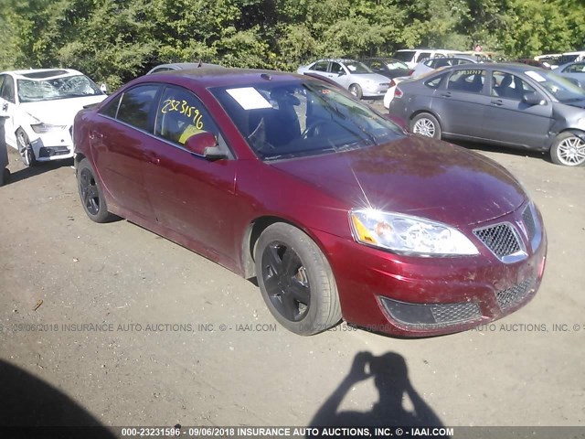 1G2ZA5EBXA4135867 - 2010 PONTIAC G6 BURGUNDY photo 1