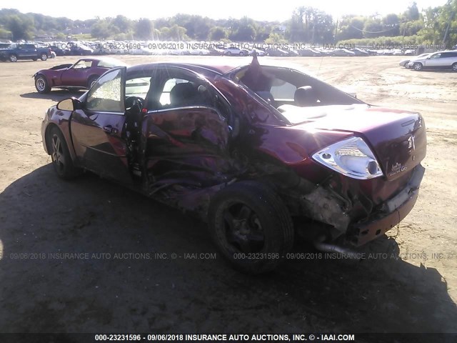 1G2ZA5EBXA4135867 - 2010 PONTIAC G6 BURGUNDY photo 3