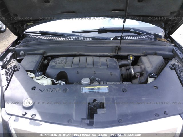 5GZER23D69J169029 - 2009 SATURN OUTLOOK XR შავი ფოტო 10