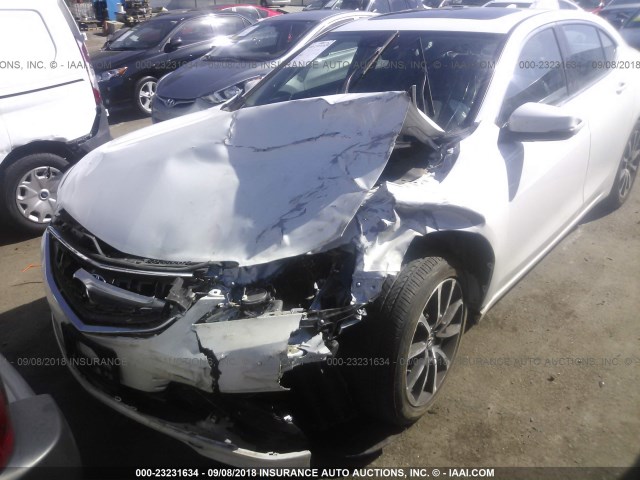 19UUB2F53GA003295 - 2016 ACURA TLX TECH WHITE photo 2