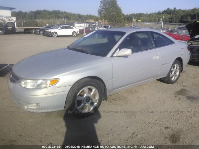 2T1CF28P2YC410728 - 2000 TOYOTA CAMRY SOLARA SE/SLE Gümüş foto 2
