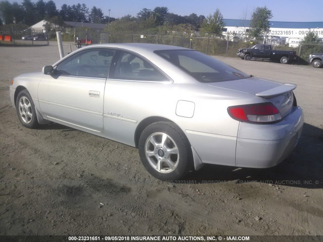 2T1CF28P2YC410728 - 2000 TOYOTA CAMRY SOLARA SE/SLE Gümüş foto 3