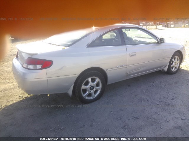 2T1CF28P2YC410728 - 2000 TOYOTA CAMRY SOLARA SE/SLE Gümüş foto 4