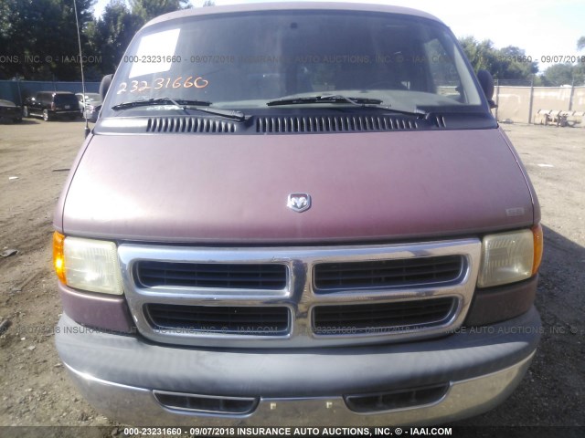 2B6HB11X1XK581083 - 1999 DODGE RAM VAN B1500 RED photo 6