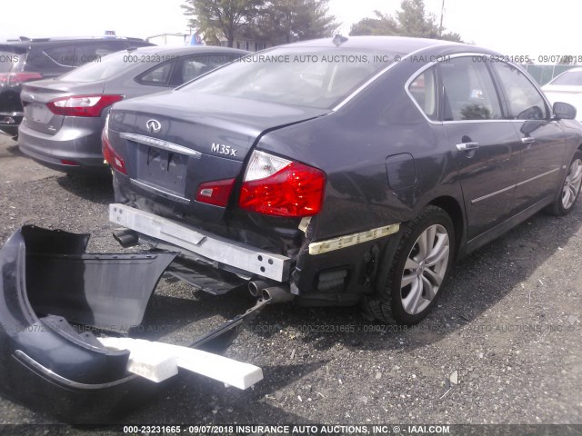 JNKAY01F98M653509 - 2008 INFINITI M35 SPORT GRAY photo 4