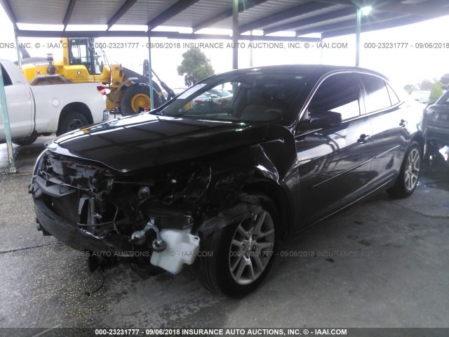1G11C5SL3EF115723 - 2014 CHEVROLET MALIBU 1LT BLACK photo 2