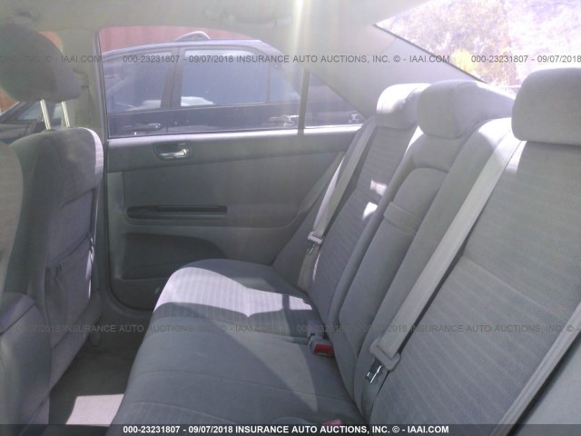 4T1BE32K95U519540 - 2005 TOYOTA CAMRY LE/XLE/SE 浅蓝色 照片 8