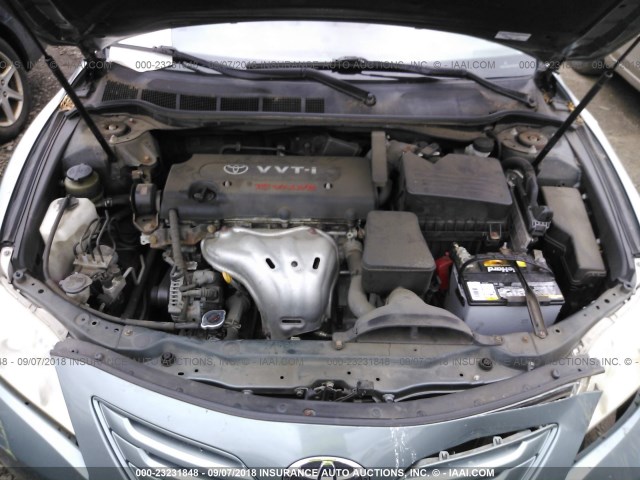 JTNBE46K473087397 - 2007 TOYOTA CAMRY NEW GENERAT CE/LE/XLE/SE GREEN photo 10