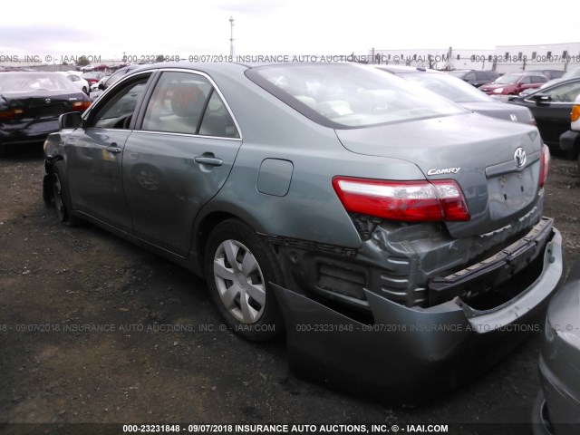 JTNBE46K473087397 - 2007 TOYOTA CAMRY NEW GENERAT CE/LE/XLE/SE GREEN photo 3