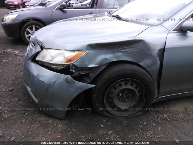 JTNBE46K473087397 - 2007 TOYOTA CAMRY NEW GENERAT CE/LE/XLE/SE GREEN photo 6