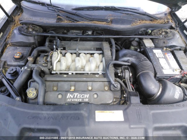 1LNHM97V2YY865669 - 2000 LINCOLN CONTINENTAL  Czarny zdjęcie 10