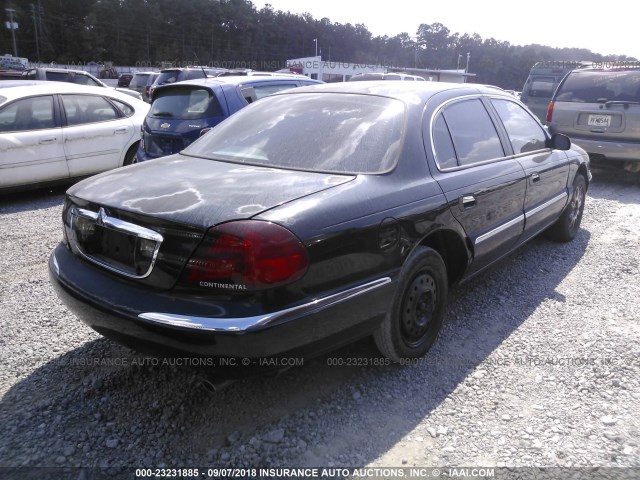 1LNHM97V2YY865669 - 2000 LINCOLN CONTINENTAL  BLACK photo 4