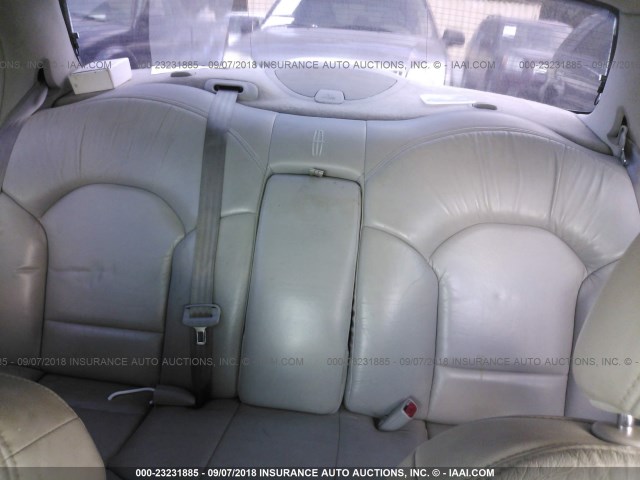 1LNHM97V2YY865669 - 2000 LINCOLN CONTINENTAL  Czarny zdjęcie 8