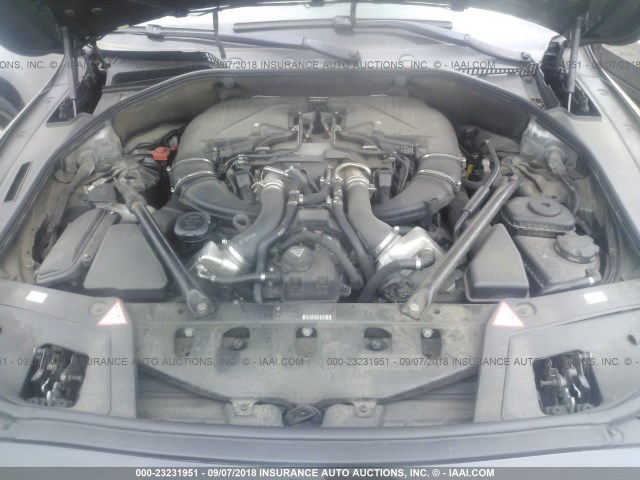WBASN4C57AC208852 - 2010 BMW 550 GT BLACK photo 10
