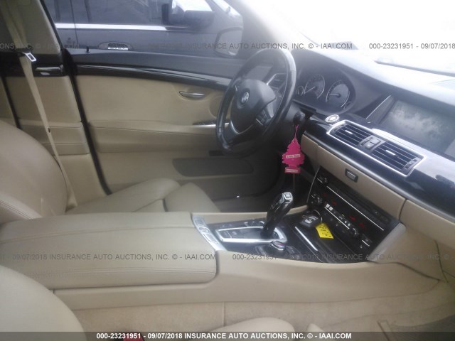 WBASN4C57AC208852 - 2010 BMW 550 GT BLACK photo 6