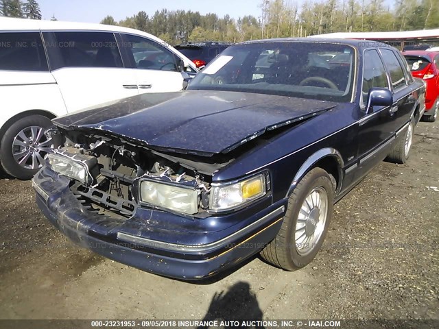 1LNLM82W4SY627978 - 1995 LINCOLN TOWN CAR SIGNATURE/SPINNAKER BLUE photo 2