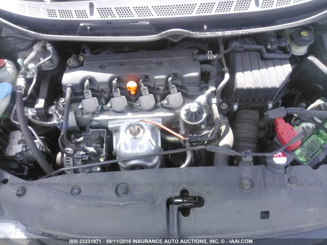 2HGFG12909H512892 - 2009 HONDA CIVIC EXL 灰色 照片 10