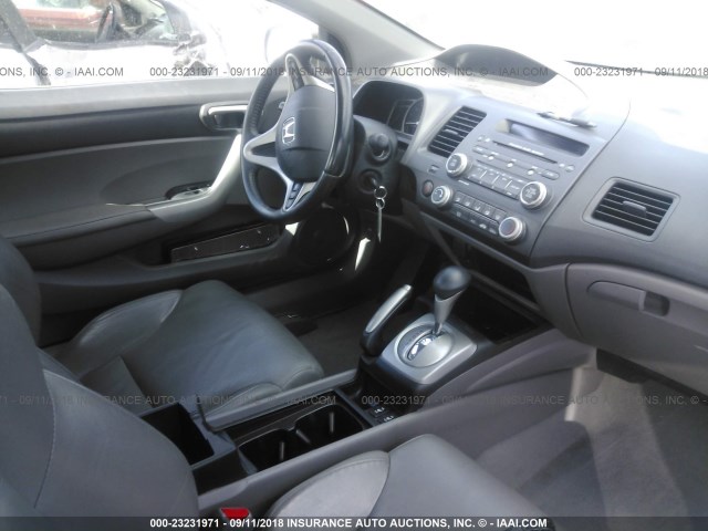 2HGFG12909H512892 - 2009 HONDA CIVIC EXL 灰色 照片 5