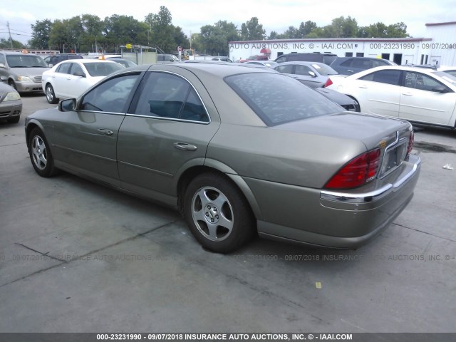 1LNHM87A01Y659540 - 2001 LINCOLN LS Qəhvəyi foto 3