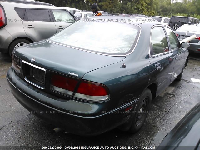 1YVGE22C6V5613067 - 1997 MAZDA 626 GREEN photo 4