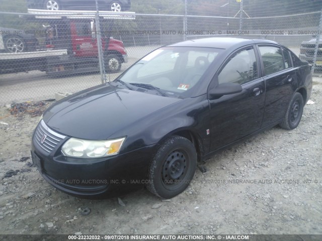 1G8AJ55FX6Z189637 - 2006 SATURN ION LEVEL 2 BLACK photo 2
