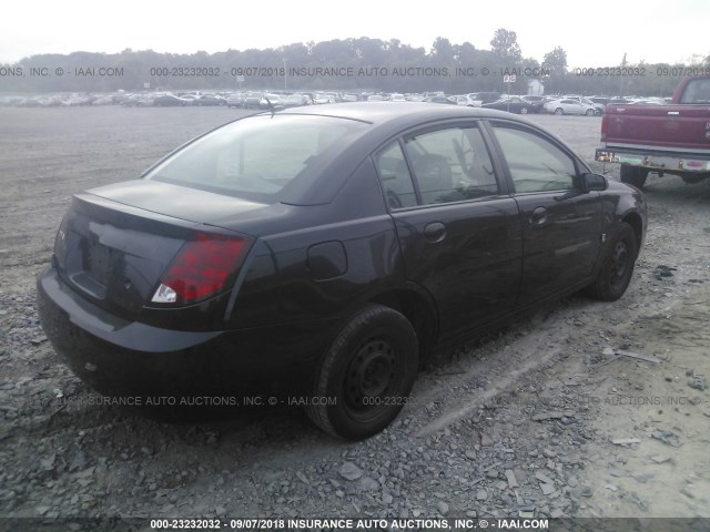 1G8AJ55FX6Z189637 - 2006 SATURN ION LEVEL 2 BLACK photo 4