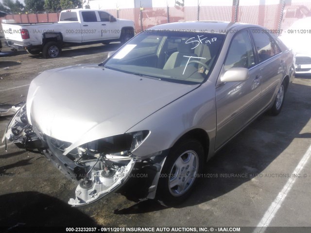 4T1BF32K83U057160 - 2003 TOYOTA CAMRY LE/XLE/SE Qızıl foto 2