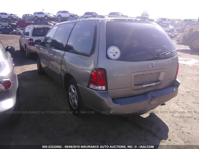 2FMZA51615BA20425 - 2005 FORD FREESTAR SE GOLD photo 3