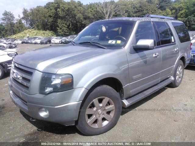 1FMFU20578LA49580 - 2008 FORD EXPEDITION LIMITED GRAY photo 2