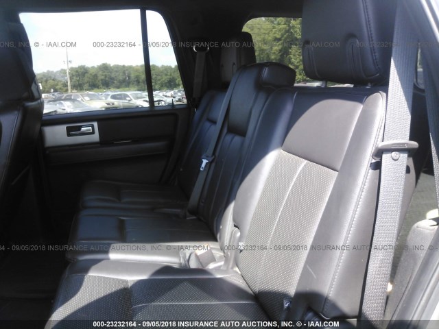 1FMFU20578LA49580 - 2008 FORD EXPEDITION LIMITED GRAY photo 8