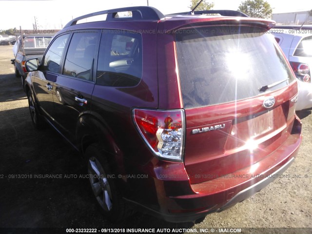 JF2SH66629H766893 - 2009 SUBARU FORESTER 2.5XT LIMITED RED photo 3