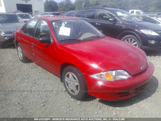 1G1JF524727205656 - 2002 CHEVROLET CAVALIER LS RED photo 1