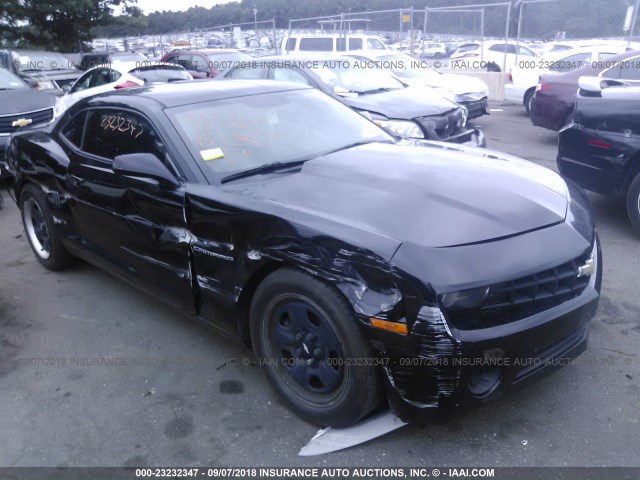 2G1FA1E3XC9112744 - 2012 CHEVROLET CAMARO LS BLACK photo 1