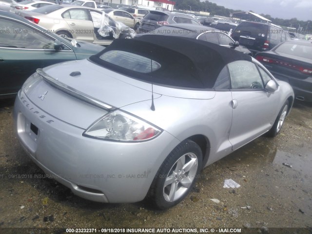 4A3AL25F48E038721 - 2008 MITSUBISHI ECLIPSE SPYDER GS 银色 照片 4