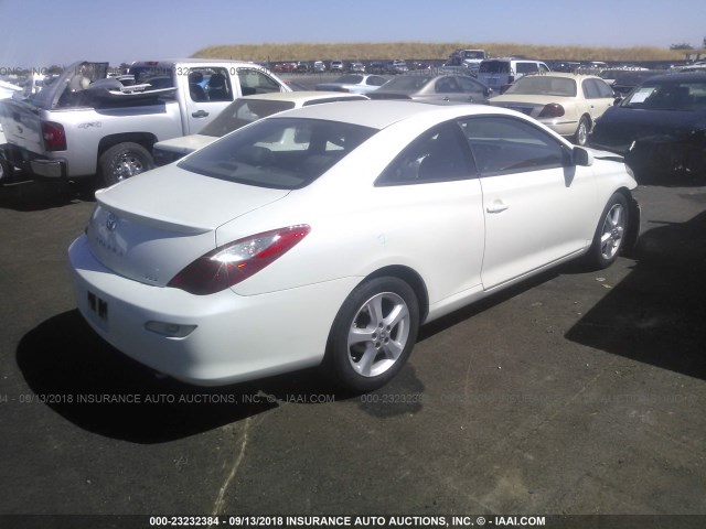 4T1CA30P48U156969 - 2008 TOYOTA CAMRY SOLARA SE/SLE/SPORT WHITE photo 4