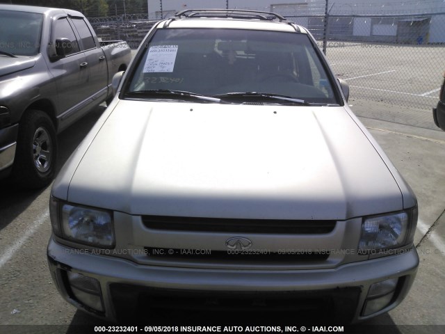 JNRAR05Y4VW003142 - 1997 INFINITI QX4 BEIGE photo 6