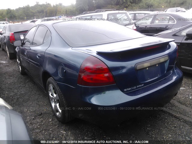 2G2WC54C051335259 - 2005 PONTIAC GRAND PRIX GXP BLUE photo 3