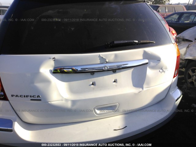 2A4GM68466R901928 - 2006 CHRYSLER PACIFICA TOURING WHITE photo 6