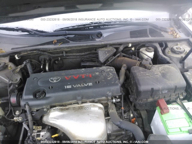 4T1BE32K65U598116 - 2005 TOYOTA CAMRY LE/XLE/SE Сұр фото 10