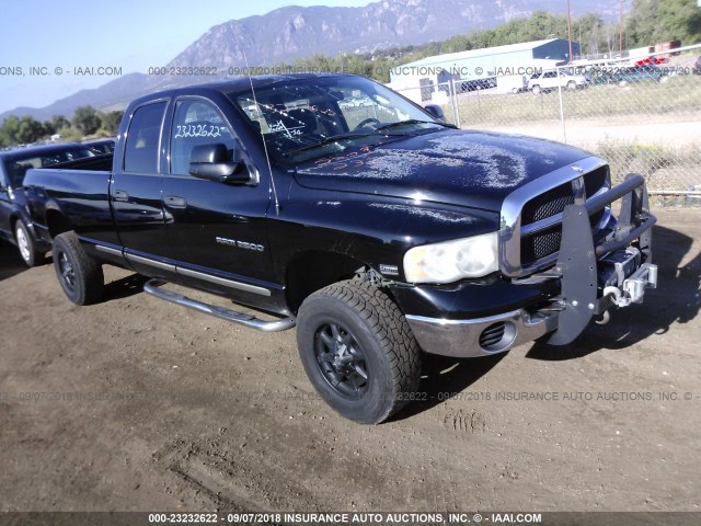 3D7KU28D14G159696 - 2004 DODGE RAM 2500 ST/SLT 黑色 照片 1