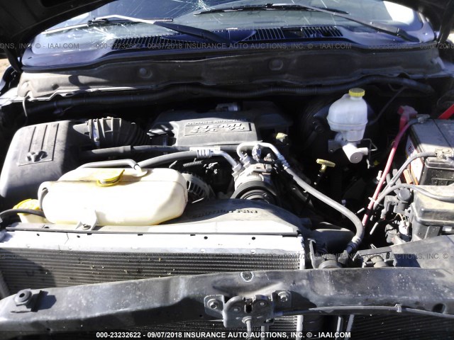 3D7KU28D14G159696 - 2004 DODGE RAM 2500 ST/SLT 黑色 照片 10