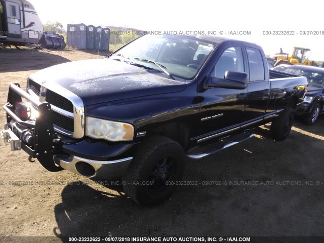 3D7KU28D14G159696 - 2004 DODGE RAM 2500 ST/SLT 黑色 照片 2